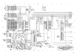 I/O - control ports, keyboard, user port, serial port, cassette port Schematic 310378 rev. 7, sheet 1 of 4