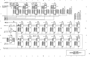 RAM, ROM Schematic 310378 rev. 7, sheet 4 of 4