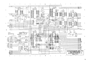 Microprocessors, MMU, SID, PLA, power supply Schematic 310378 rev. 7A, sheet 2 of 4