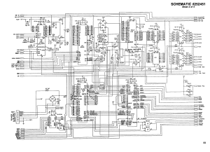 Microprocessors, MMU, SID, PLA, power supply Schematic 252451, sheet 2 of 5 